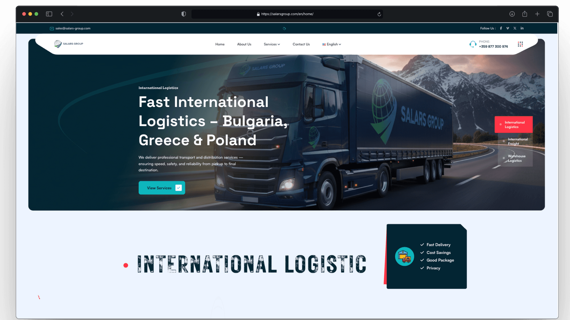 Salars Group — Corporate Website